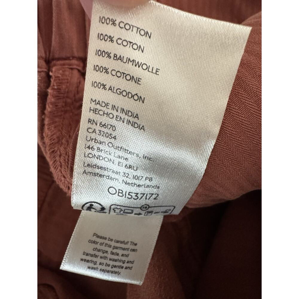 Free People Tahiti Pull-On Cargo Pants Women’s XS Red $138 Retail - Picture 5 of 9